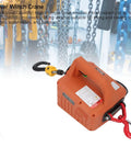 Heavy Duty Electric Hoist Winch 660 LB Capacity With 1500W Motor For Garage Use, 25 Foot Lift Height displayed