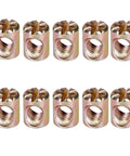 Heavy Duty M6 Zinc Plated Slotted Barrel Nuts For Woodworking And Furniture Easy To Install Pack Of 10