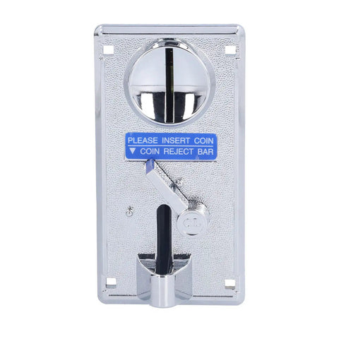 Electronic Coin Acceptor Module For Arcade Vending And Slot Machines, Plug And Play Table Mount Install, front view