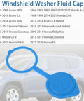 Blue Windshield Washer Fluid Reservoir Cap Compatible With Acura MDX RDX ILX Honda Civic Odyssey CRV Accord And More Dearable Replacement Cap