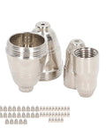 Heavy Duty 50 Piece Plasma Cutting Torch Consumable Kit With Copper Nozzles And Electrodes For Strong Penetration And High Temp Resistance Perfect For Serious Fabrication And Metalworking Projects You Need Right Now. Multiple copper nozzles and electrodes in various sizes, designed for plasma cutting applications.