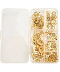 Sweet Heavy Duty 150 Piece Brass Ring Terminal Kit With Non Insulated Crimp Lugs Perfect For All Wiring Chores And Electrical Projects You Need A Solid Set That Works Great For Any Job Around the House Or Shop Today. Brass ring terminal kit in plastic organizer, assorted gold crimp lugs