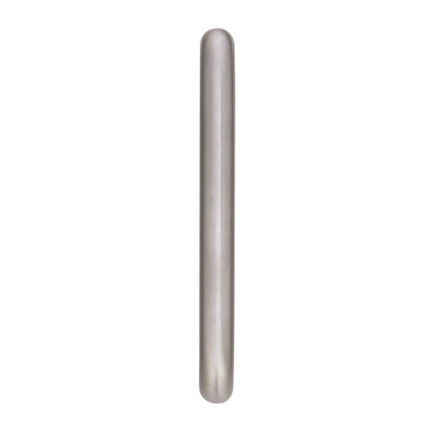 3 Inch Wire Pulls Brushed Chrome Drawer Pull For Cabinets And Furniture, Modern Minimal Hardware For Kitchen And Bath, Easy Install Center To Center 3 Inches, Durable Stainless Look Cabinet Handles To Coordinate Finishes. single brushed chrome cabinet pull on white background