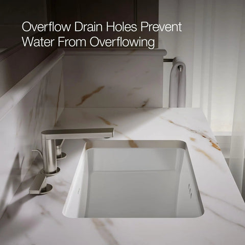 Slick Undermount Bathroom Sink Crafted From Premium Vitreous China With Glossy White Finish And Deep Curved Basin For Seamless Counter Install And Legit Spa Vibes To Upgrade Your Daily Bathroom Setup Today