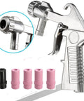 Siphon Feed Sand Blaster Kit For Cabinets And Parts Rust Removal Pro Grade Aluminum Pistol Grip Gun With Nozzle Heavy Duty