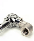 Pro Grade Safety Relief Valve Assembly For Commercial Food Service Equipment Heavy Duty Replacement OEM Part For Fryers And Steam Systems Easy Install Durable Leak Free Performance chrome valve, 11x8x7 in