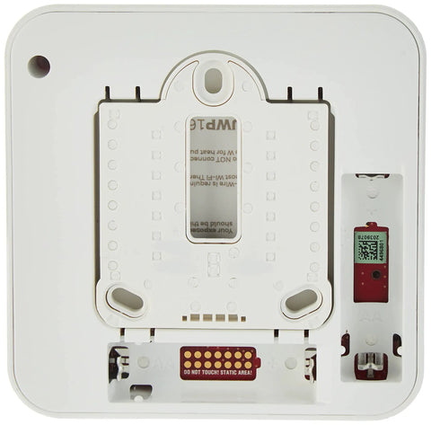 Back view of TH4110U2005/U T4 Pro Thermostat Programmable Or Non Programmable 1H/1C 7 Day Or 5-2 Schedule White Easy Install