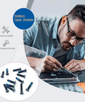 Professional Grade Black Bottom Case Screws For Asus Tuf Gaming A15 F15 Fa507 Fx507 Notebook Assembly Kit shown during installation.
