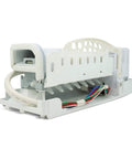 Replacement Ice Maker Assembly DA97-05422A for Samsung Fridges, showing ice maker with durable materials and wiring connections.
