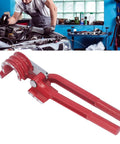 Heavy Duty Manual Pipe Bender For Copper Brass Aluminum And Steel delivering smooth 180 degree turns, red and durable design.