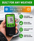 Hardcore Car Paint Thickness Gauge With 1 Micrometer Resolution, 0 To 1250 Micrometers Range, Ferrous And Non Ferrous Detection, Auto Repaint Check, Digital Coating Meter For Used Cars, Dealership Inspections, And Detail Pros, held in hand
