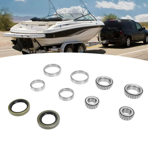 Beefed Up Complete Trailer Wheel Hub Bearings Kit For One And One Sixteenth Inch Boat Trailer Axles With Seals and bearings