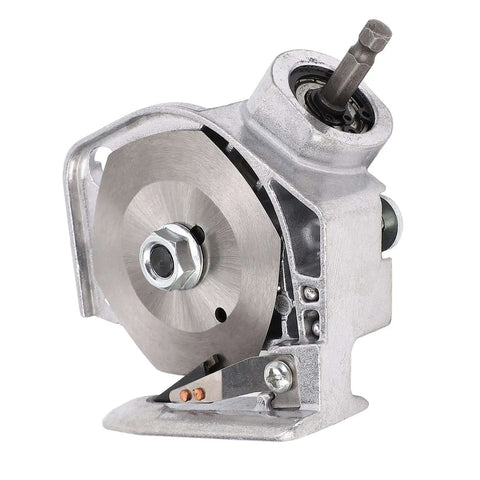 Stainless steel drill attachment for sheet metal cutting and DIY craft projects, showcasing compact and versatile metal cutter tool.