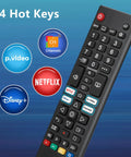 Universal Replacement Remote For Smart TVs Compatible With OLED And QNED Mini LED Series Including UP70 UP75 UP76 UP80 UP87