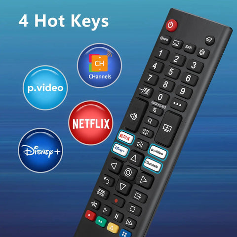 Universal Replacement Remote For Smart TVs Compatible With OLED And QNED Mini LED Series Including UP70 UP75 UP76 UP80 UP87