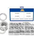 Internal Star Tooth Lock Washers Assortment Kit With 410 And 820 Pieces Heavy Duty Metal Construction Precision Stamping Easy Install