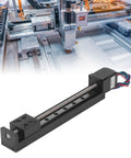 CNC Linear Slide Motion Stage With 200mm Stroke And 28 Stepper Motor Driven XYZ Positioning Table For Router Engraving Automation And Precise DIY Machining, alloy mini rail
