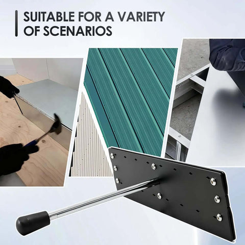 Fifteen Point Seven Inch Heavy Duty Sheet Metal Folding Hemming Tool Dual Side Bender With Sight Holes For metalworking scenarios