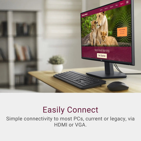 27 Inch Full HD Monitor With 100Hz Refresh For Ultra Smooth Motion, IPS Panel Delivers Crisp Color And Wide Angles, Anti Glare Display in office setting