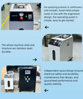 Pro Grade Industrial Dry Ice Blasting System For Equipment Cleaning And Surface Restoration with ergonomic panel design