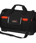 Matrix System Tool Tote Bag With Wide Mouth Opening And 21 Inch Size, Durable Jobsite Organizer With Adjustable Shoulder Strap