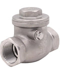 DERPIPE 3/4 inch stainless steel swing check valve with NPT female threaded ends