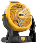Cordless Jobsite Fan With 750 CFM, Battery Powered Portable Shop Fan, Brushless Motor, Includes AC Adapter, Perfect For Camping