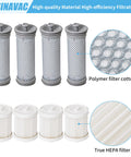 8 Pack Replacement Filter Kit For Tineco A10 A11 Hero Master Pure One S11 S12 X And PWRHERO11 Snap Cordless Vacuums shown