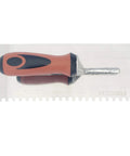 Stainless Steel V Notch Tile Trowel Quarter Inch With Comfort Grip Handle Heavy Duty Rust Proof 11 Inch Length