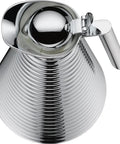 Glass Vacuum Copper Carafe With Chrome Plated Spout And Stainless Steel Handle Keeps Hot For 12 Hours And Cold For 24, top view