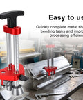 Aluminum Alloy Sheet Metal Roller Single Station Bender For Roofing Projects Shop Ready Metal Fabrication Tool in action