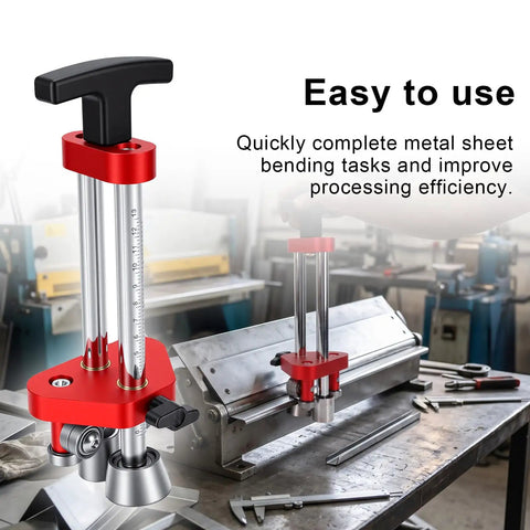 Aluminum Alloy Sheet Metal Roller Single Station Bender For Roofing Projects Shop Ready Metal Fabrication Tool in action