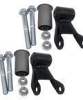 Rear Leaf Spring Shackle Bracket Repair Kit With Bushings And Bolts For Chevy Trucks And SUVs 1988 To 2017 2 Pack Includes Preinstalled Shackles
