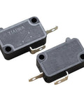 2 Pack Mini Micro Switch 2 Pin Single Connection ZW7-1 15A 250V And 125V Dust Proof Limit Switch for home DIY