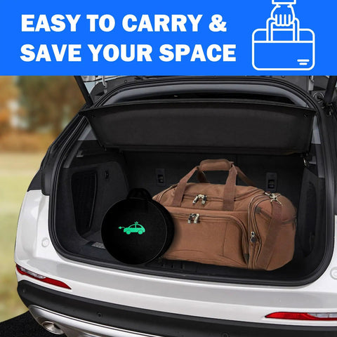 Level One And Two EV Charger 16 Amp 17 Ft Cable Portable Electric Vehicle Charging Station Sae J1772 Compatible in car trunk