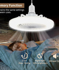 Plug In Ceiling Fan With Light 19.68Ft Long Cord Remote Control 110V E26 Socket 30W installed in a bedroom over a sleeping child