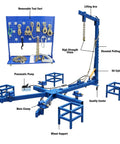 Beefed Up Auto Body Frame Puller Straightener With 10 Ton Hydraulic Power Pro Grade Car Frame Machine 7716 Lb Loading Capacity