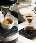 Ultra Precise Coffee Scale With Auto Timing And Rechargeable Battery, Mini Espresso Scale With Timer in espresso and pour-over use