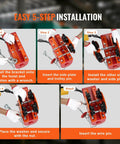 Installation steps for 1 Ton Push Beam Trolley For Electric Hoist Dual Wheels Adjustable Beam Width 2.68 To 4.33 In For I And H Beams