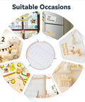 Image displaying suitable surfaces like glass, metal, and plastic for Super Grippy Removable Glue Dots For Diy Crafts And Home Decor Total Game Changer Formula Clean Peel No Residue Clear Adhesive Sheets For Sweet Simple Crafting.