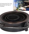 Drill Press Return Spring Replacement For Quick Quill Rebound, heavy duty metal feed spring shown coiled, made of durable spring steel.