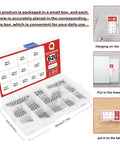 Premium Stainless Steel Precision Ball Bearing Set with 620 Pieces, labeled box, 12 sizes from 1mm to 8mm, tweezers included