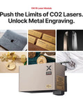 5W IR Laser Module For P3 CO2 Engraver Pro Grade Head For Jewelry Metal Plastic And Acrylic Engraving, product image with examples