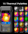 Pro Grade All In One Thermal Imaging Camera Multimeter with 15 thermal palettes display