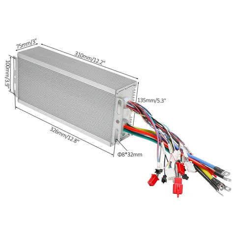 High Power 60V 2500W Brushless Rear Axle Kit With Integrated Differential And 12 To 1 Gearbox for electric vehicles