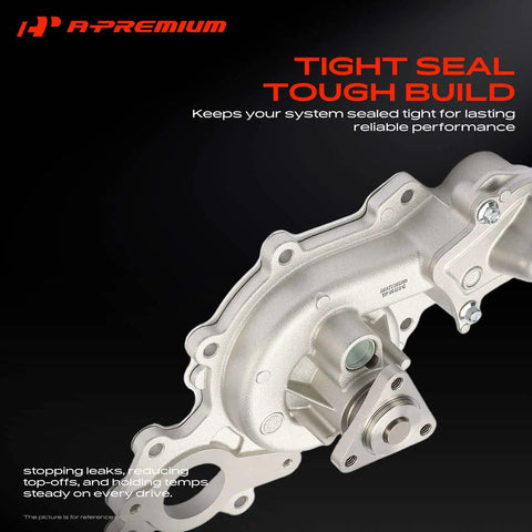 Solid Engine Water Pump Drop In Ready Coolant Pump For Ford F150 And Expedition 3.5L V6 Hybrid with tough build and tight seal.