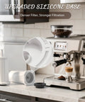 Breville espresso machine water filter cartridges, 4-pack, white plastic filters