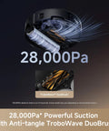 Z60 Ultra Roller Robot Vacuum And Mop With Beast Suction Twenty Eight Thousand Pa, showcasing powerful DuoBrush.