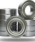 10 Pack 6206 ZZ Deep Groove Ball Bearings With Double Metal Seal Pre Lubricated For Smooth Frictionless Rotation Stable Performance