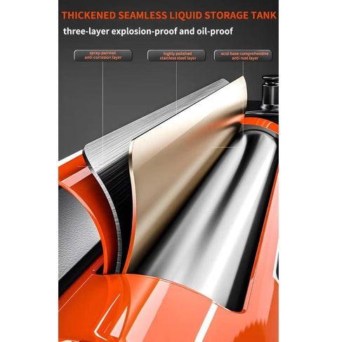 High Capacity Hydraulic Claw Jack Rated For 25 Ton Toe And 50 Ton Top Lift Compact Frame showing thickened seamless liquid storage tank layers.